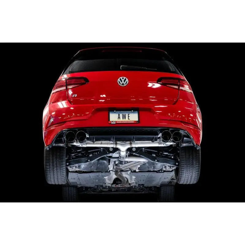 AWE Tuning 15-17 Volkswagen Golf R MK7 Track Edition Exhaust - Diamond Black Tips (102mm) NP Motorsports