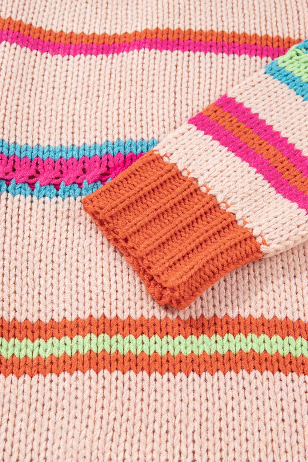 Chiola Pattern Knit Oversize Cardigan