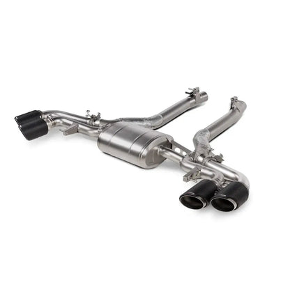 Akrapovic 2024+ BMW X5M / X6M (Face Lift) Slip-On Line (Titanium) w/Carbon Fiber Tips - Get it from Bo