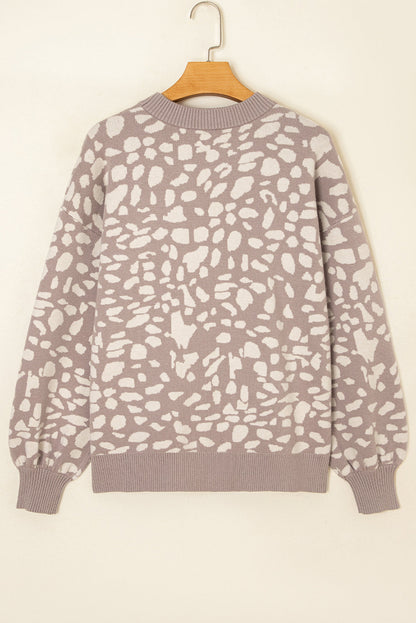 Avery Trim Drop Shoulder Sweater