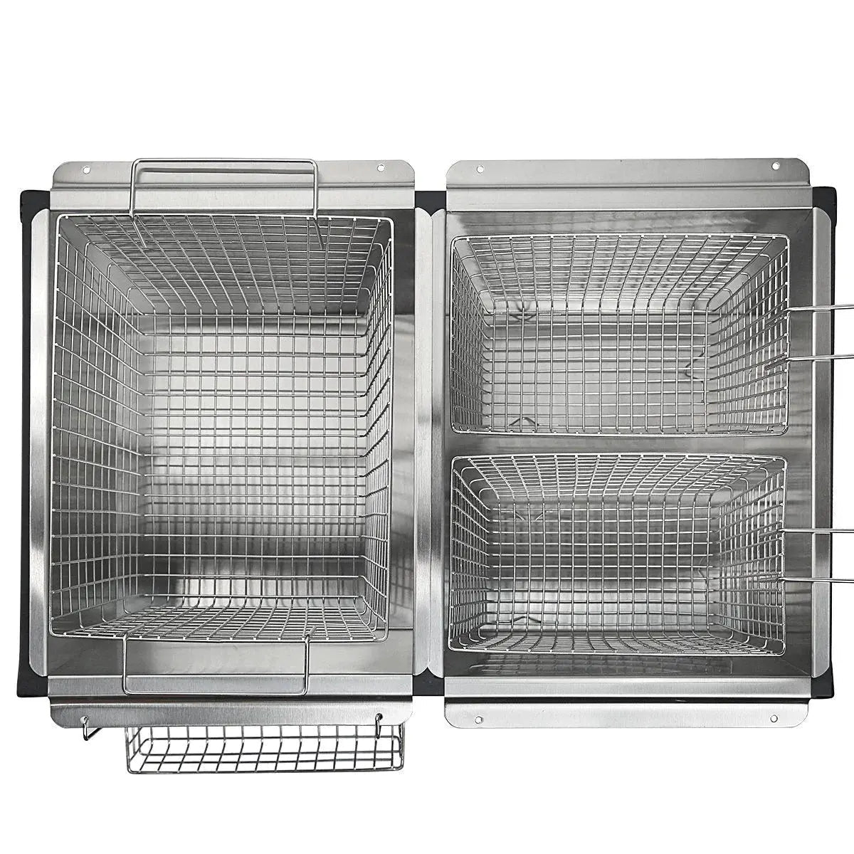 Barton 17QT High-Pressure Triple Basket Deep Fryer Double Burner Propane Station - Get it from Bo