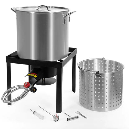 Barton Outdoor 64 Quart Fly Boil Deep Fryer 100,000 BTU Propane Stove Burner Set - Get it from Bo