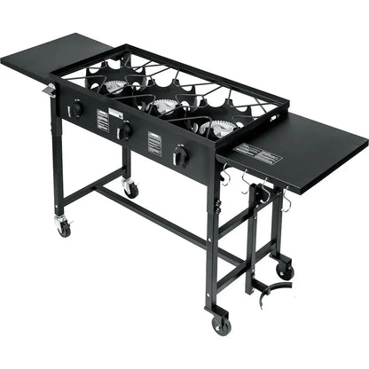 Barton Triple-Burner Stove 87,000 BTU Outdoor Camping Propane Cooking Station 4 - Get it from Bo
