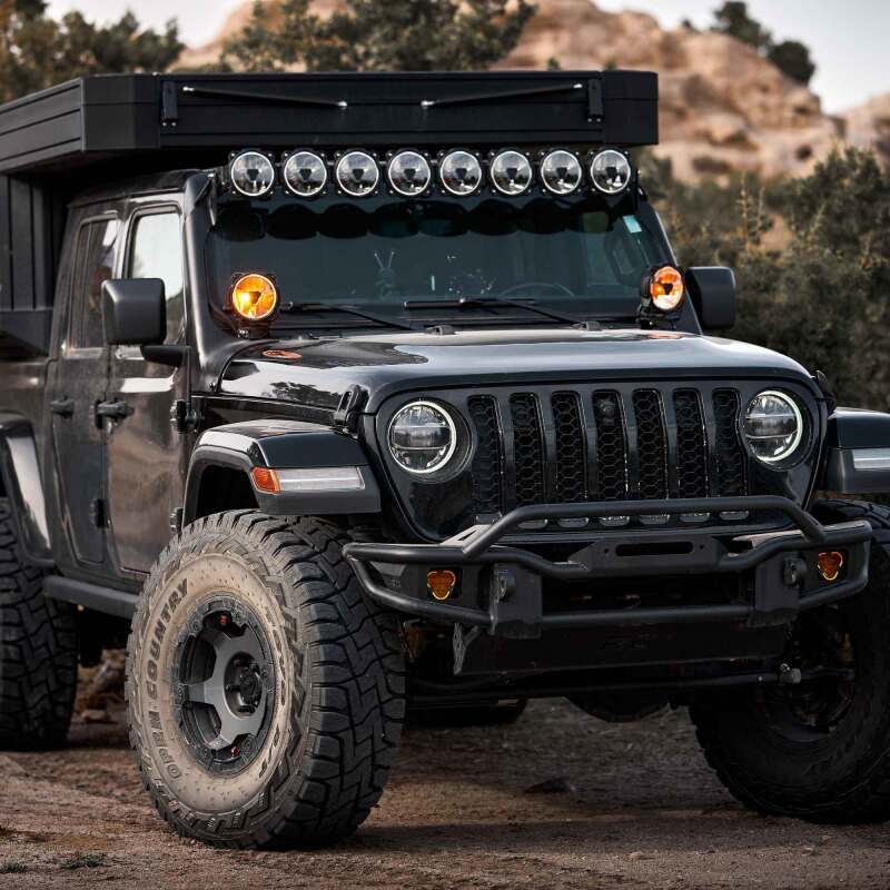 KC HiLiTES Gravity Titan LED 6in. - Pair Pack (Wide-40 Beam) Dunes 2 Dezert SXS