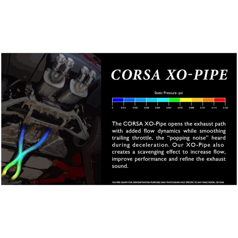 Corsa 05-10 Ford Mustang Shelby GT500 5.4L V8 XO Pipe NP Motorsports