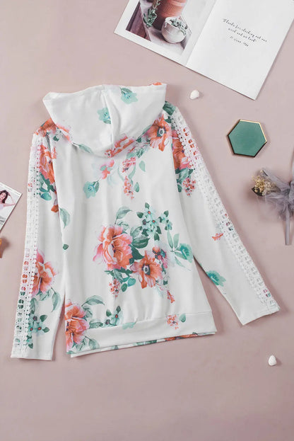 Emilie Contrast Long Sleeve Hoodie