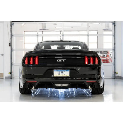 AWE Tuning 2015-2017 Mustang GT Cat-back Exhaust - Touring Edition (Diamond Black Tips) NP Motorsports
