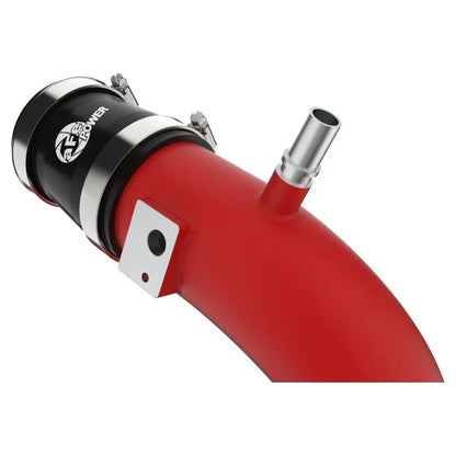 aFe 22-24 Ford Bronco Raptor BladeRunner Aluminum Hot and Cold Charge Pipe Kit Red NP Motorsports