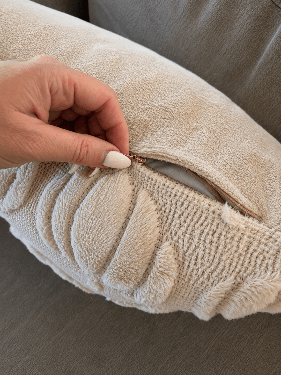 Beige Pumpkin Pillow Cover - Get it from Bo