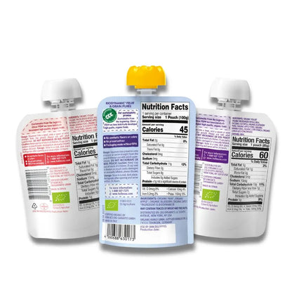 Berries Bundle: Apples, Banana & Berries Yogurt, Blueberries, Apple, Banana Yogurt, and Blue Bird Holle USA