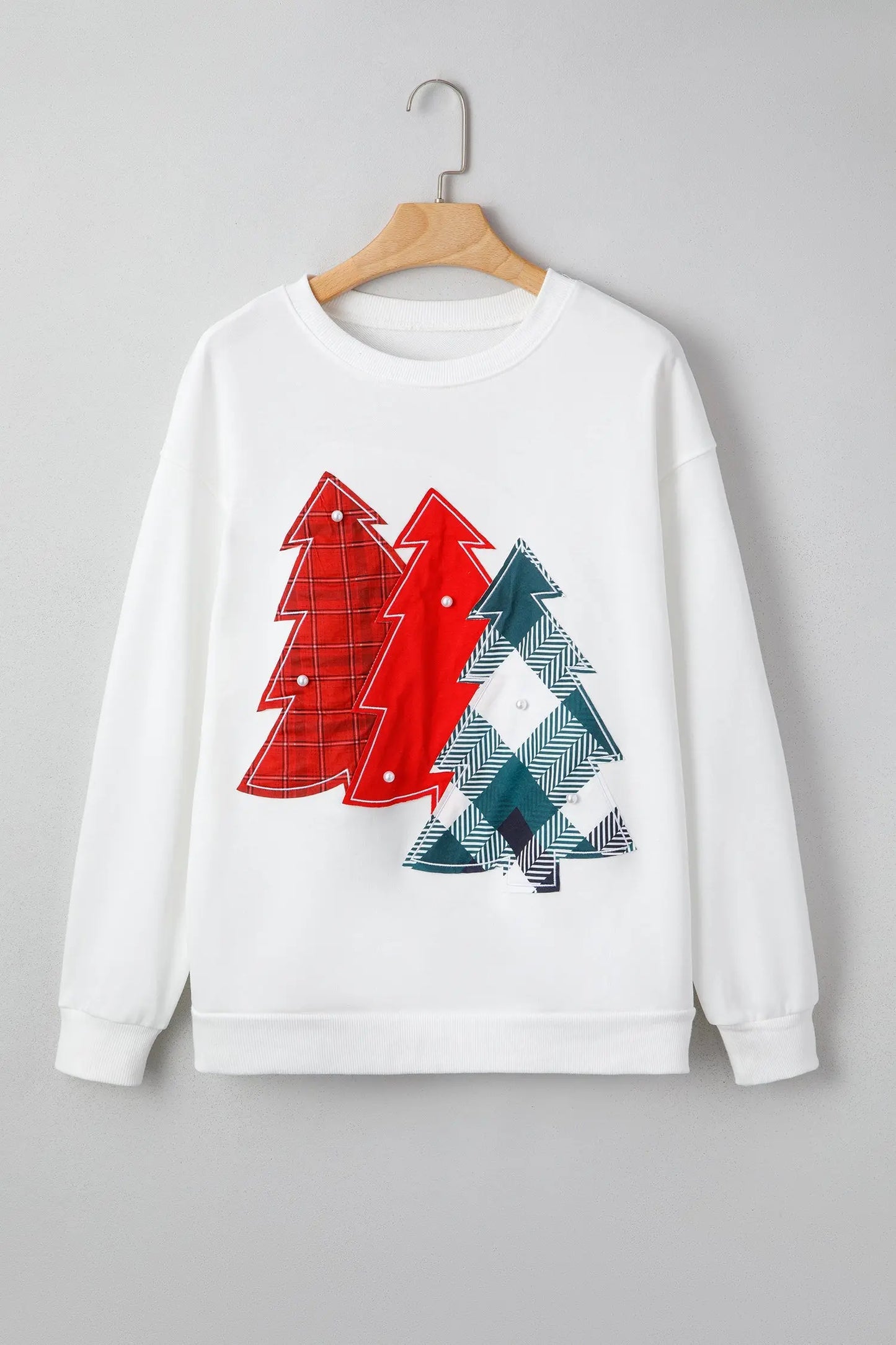 Kaitlyn Patched Drop Shoulder Sweatshirt