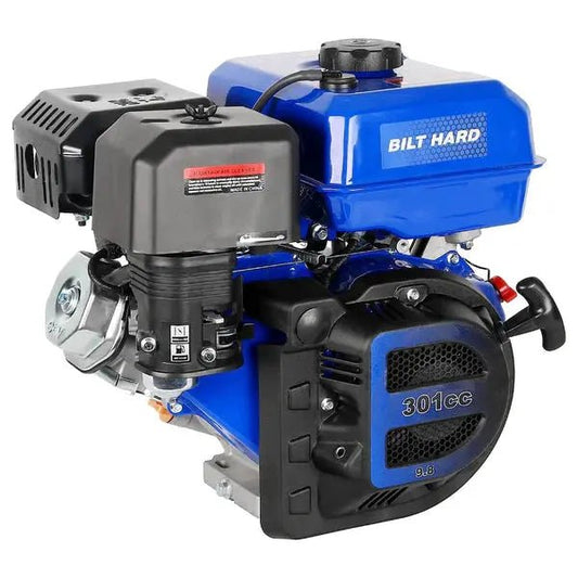 BILT HARD 301CC 10HP GAS POWERED ENGINE, HORIZONTAL 4 STROKE OHV GAS MOTOR, SHAFT 1" - Get it from Bo