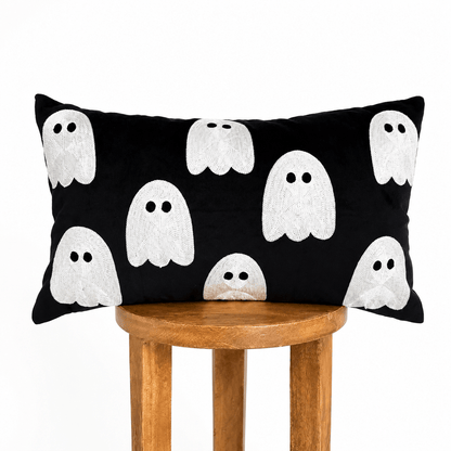 Black Ghost Lumbar Pillow Cover - Get it from Bo
