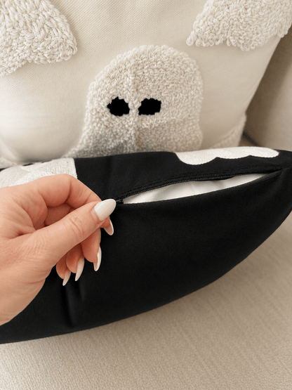 Black Ghost Lumbar Pillow Cover - Get it from Bo