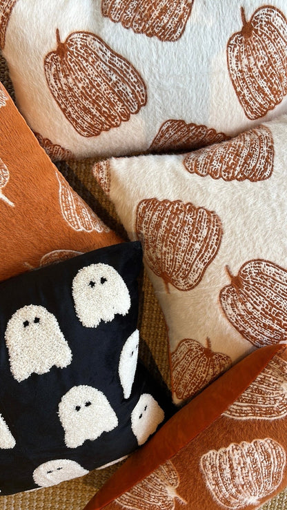 Black Ghost Pillow Cover - Get it from Bo
