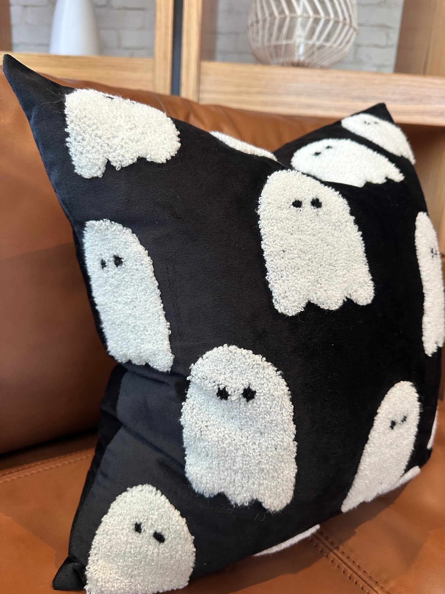 Black Ghost Pillow Cover - Get it from Bo