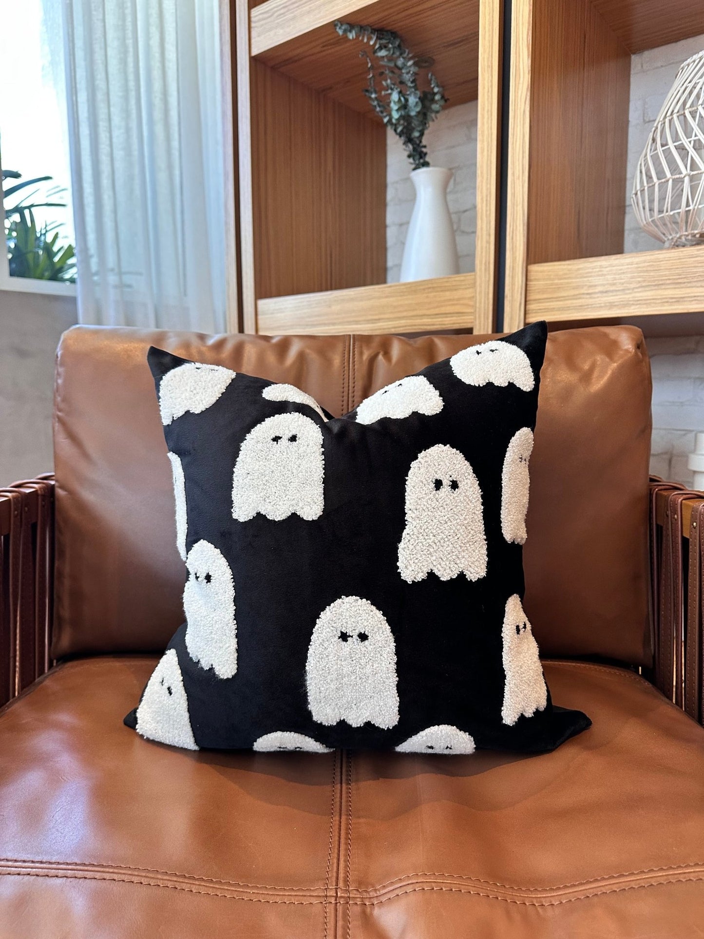 Black Ghost Pillow Cover - Get it from Bo