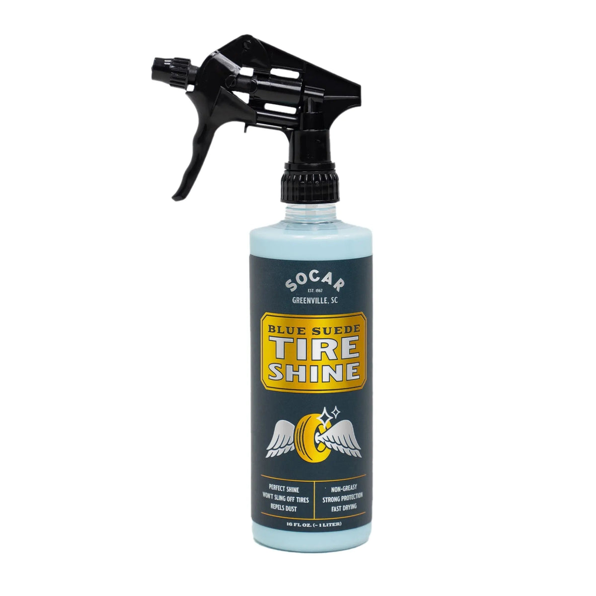 Blue Suede Tire Shine with Protect Shield Formula™ - Get it from Bo