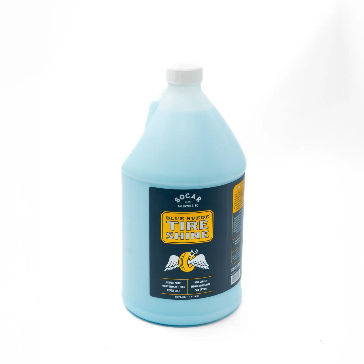 Blue Suede Tire Shine with Protect Shield Formula™ - Get it from Bo