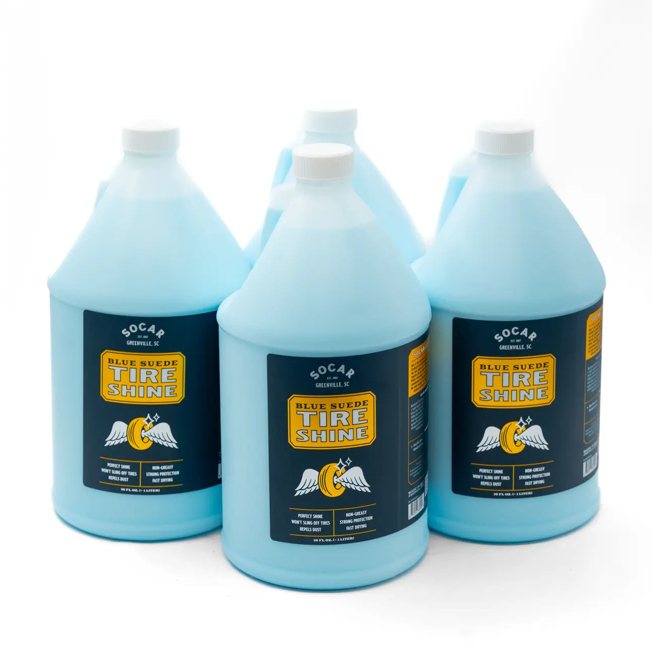 Blue Suede Tire Shine with Protect Shield Formula™ - Get it from Bo