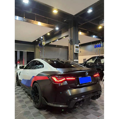 BMW G82 / G83 M4 & G22 / G23 / G26 4 Series - GTS Style OLED Taillights - Factory Red - Get it from Bo