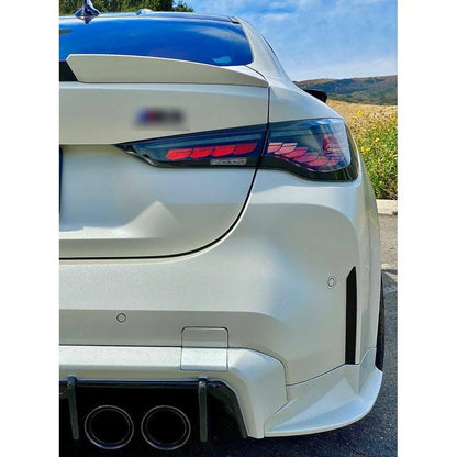 BMW G82 / G83 M4 & G22 / G23 / G26 4 Series - GTS Style OLED Taillights - Factory Red - Get it from Bo