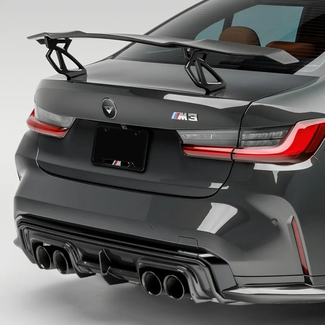 BMW G8X M3 | M4 Carbon Fiber Aero Wing Blade with Matte Black Uprights - Get it from Bo