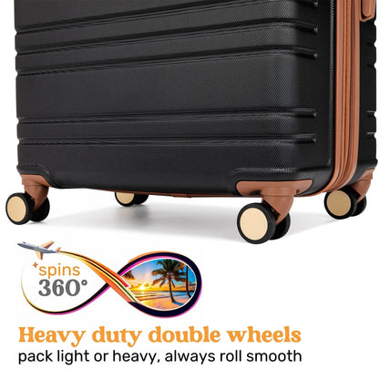 Brickell 3 Piece Expandable Retro Luggage Set - Get it from Bo