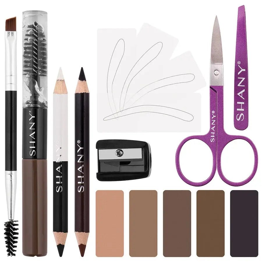 Brow Chicka Brow Eyebrow Makeup Set - 17-Piece Kit - Get it from Bo