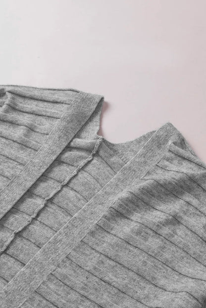 Lolatara Open Front Knit Cardigan