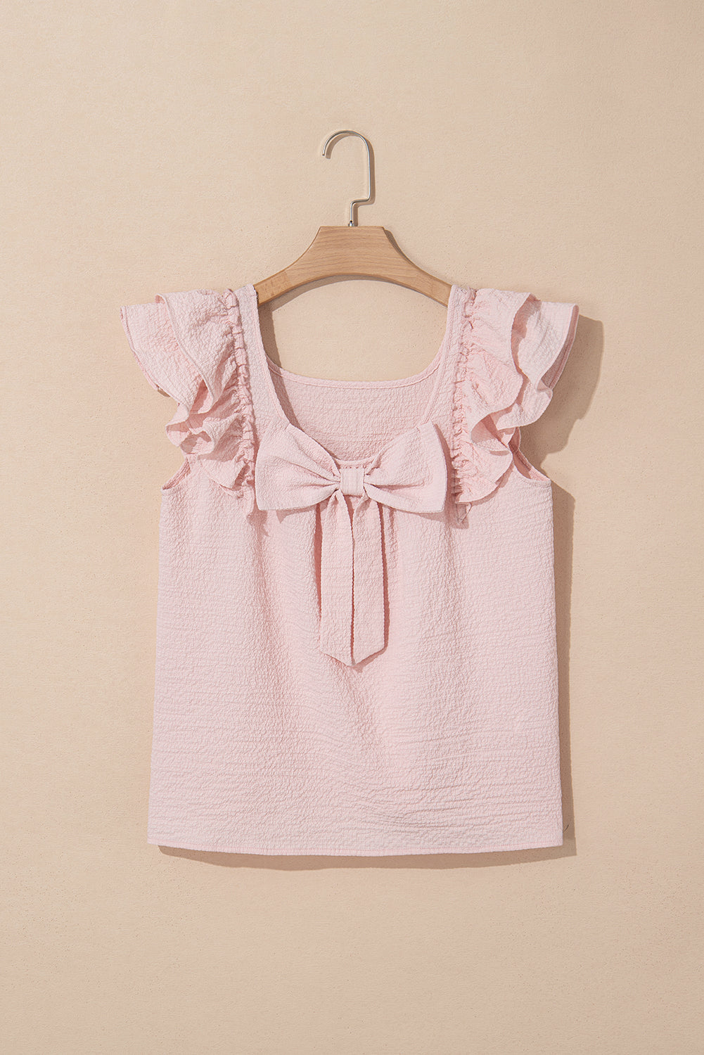 Katelyn Textured Bow Knot Blouse