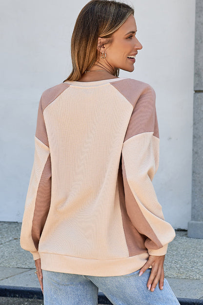 Lavender Low Raglan Sleeve Sweatshirt