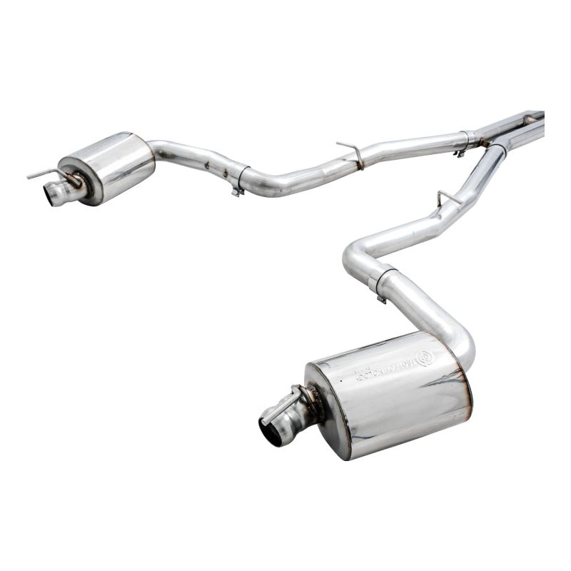 AWE Tuning 2015+ Dodge Challenger 6.4L/6.2L Non-Resonated Touring Edition Exhaust - Use Stock Tips NP Motorsports