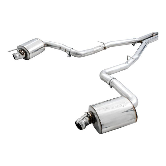AWE Tuning 2015+ Dodge Challenger 6.4L/6.2L Non-Resonated Touring Edition Exhaust - Use Stock Tips NP Motorsports
