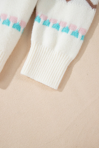 Sofia Trim Drop Shoulder Sweater