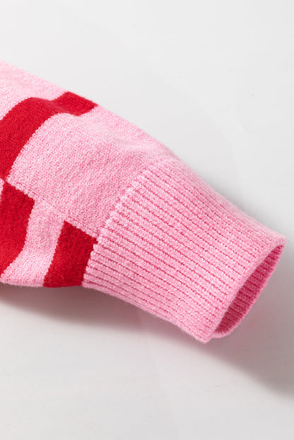 Madison Shoulder Ribbed Trim Sweater