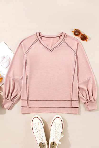 Sophia Textured Knit Pullover Top