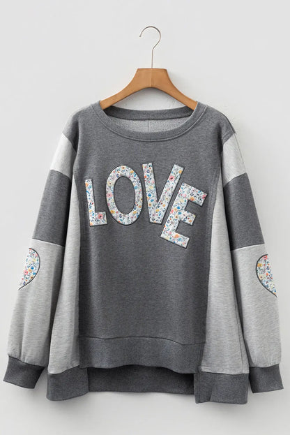 Payton Uneven Hem Chic Sweatshirt