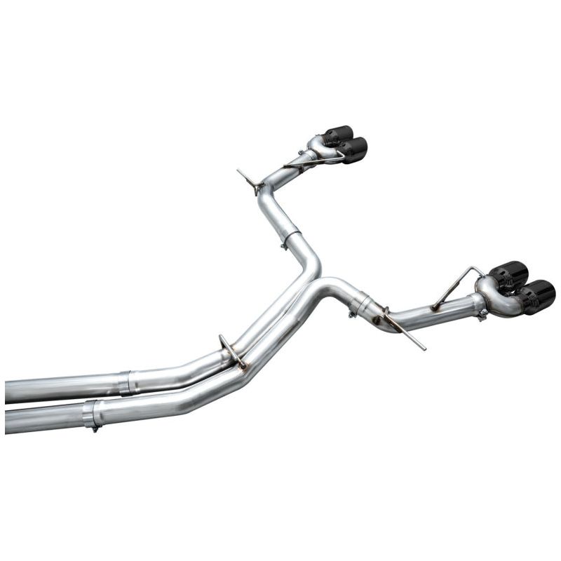 AWE Tuning 19-23 Audi C8 S6/S7 2.9T V6 AWD Track Edition Exhaust - Diamond Black Tips NP Motorsports