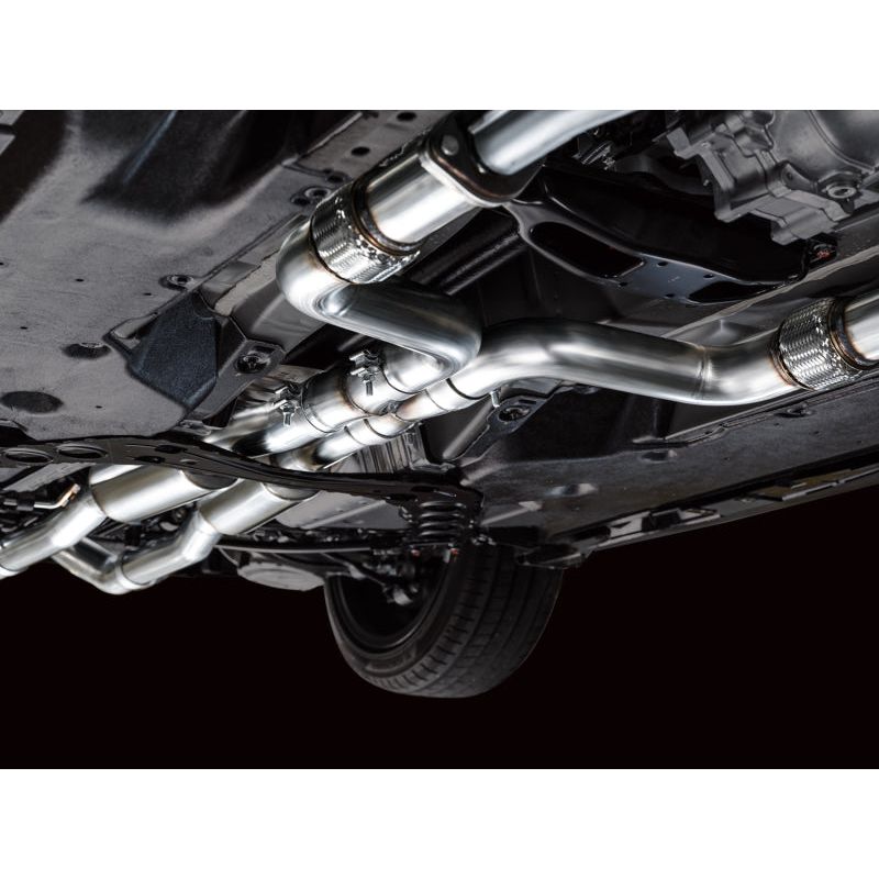AWE 2023 Nissan Z RZ34 RWD Track Edition Catback Exhaust System w/ Diamond Black Tips NP Motorsports