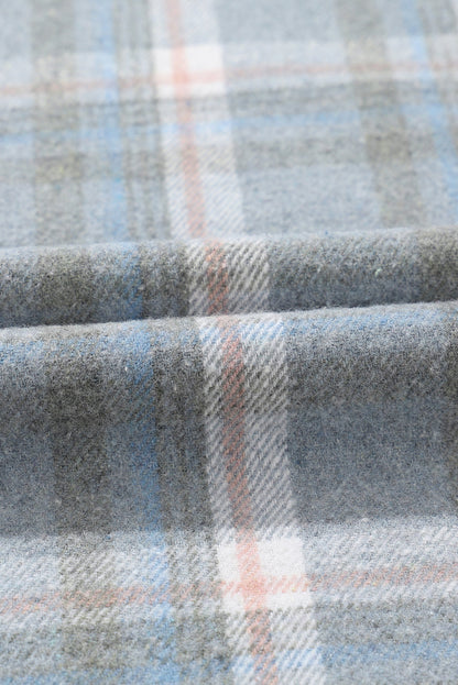 Madison Cuffs Patchwork Plaid Shirt