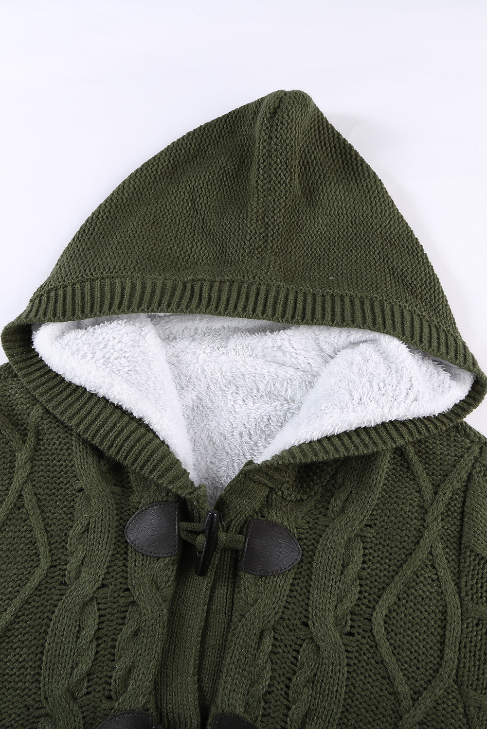 Everly Fur Hood Horn Sweater
