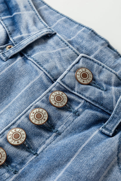 Sofia Pinstripe Wide Leg Jeans