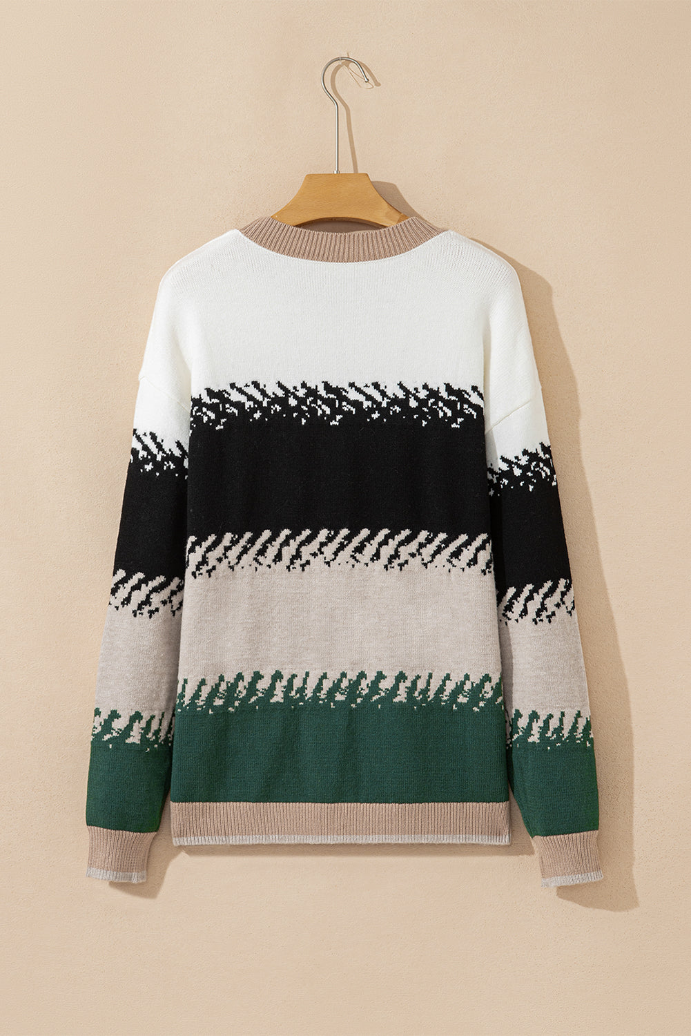Sophia Pattern Drop Shoulder Sweater