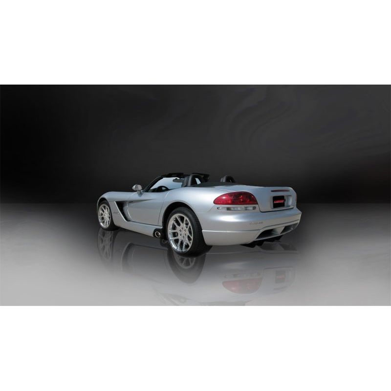 Corsa 03-10 Dodge Viper 8.3L Polished Sport Cat-Back Exhaust (2.5in Inlet for Use w/ Stock Conv.) NP Motorsports