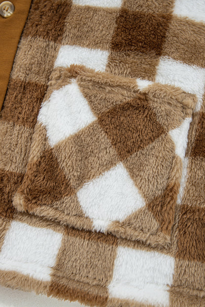 Amora Sherpa Loose Knit Cardigan