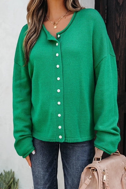 Evatyn Knit Drop Shoulder Sweater