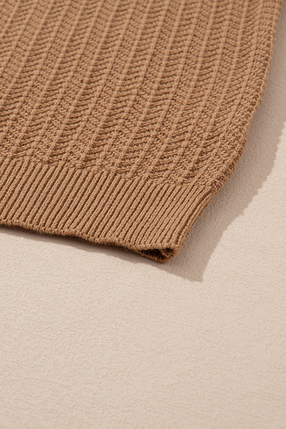 Sophia Knit Short Sleeve Sweater