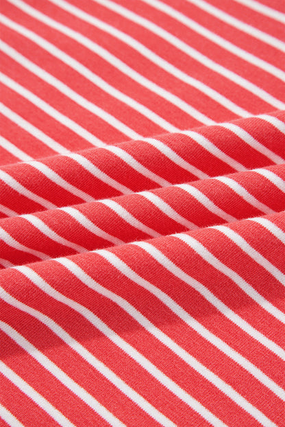 Hallie Puff Sleeve Stripe Hoodie