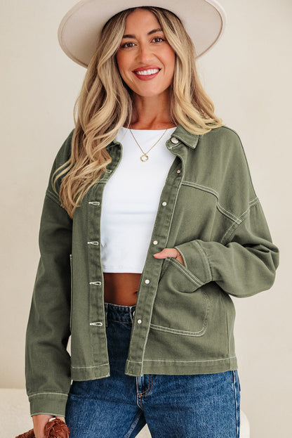 Isabella Collared Front Boyfriend Jacket